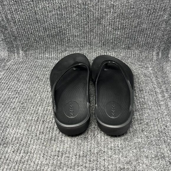 OOFOS Oolala Flip Flop Sandals Recovery Black Women’s Size 11 US - Picture 4 of 6